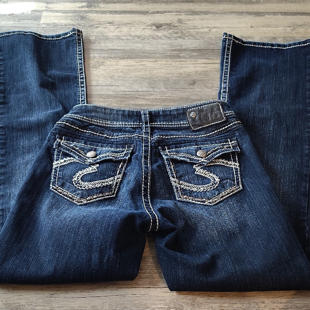 Silver Women's Blue Jeans